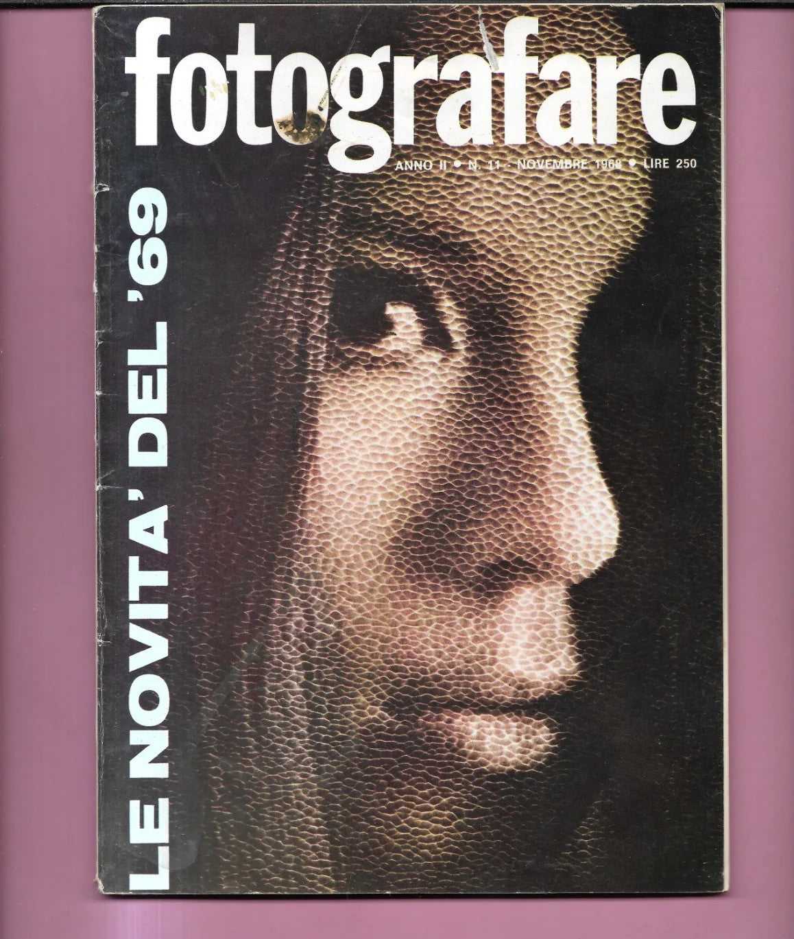RIVISTA FOTOGRAFARE ANNO II N 11 NOVEMBRE 1968 KONICA AUTOREFLEX T - ARA GULER