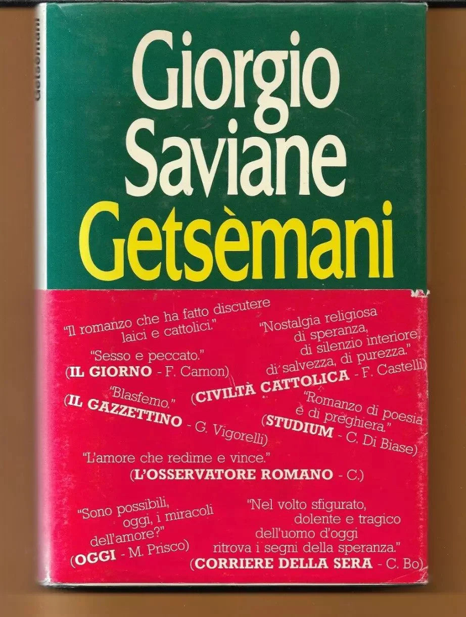 GIORGIO SAVIANE GETSEMANI MONDADORI 1980 PRIMA EDIZIONE CON FASCETTA