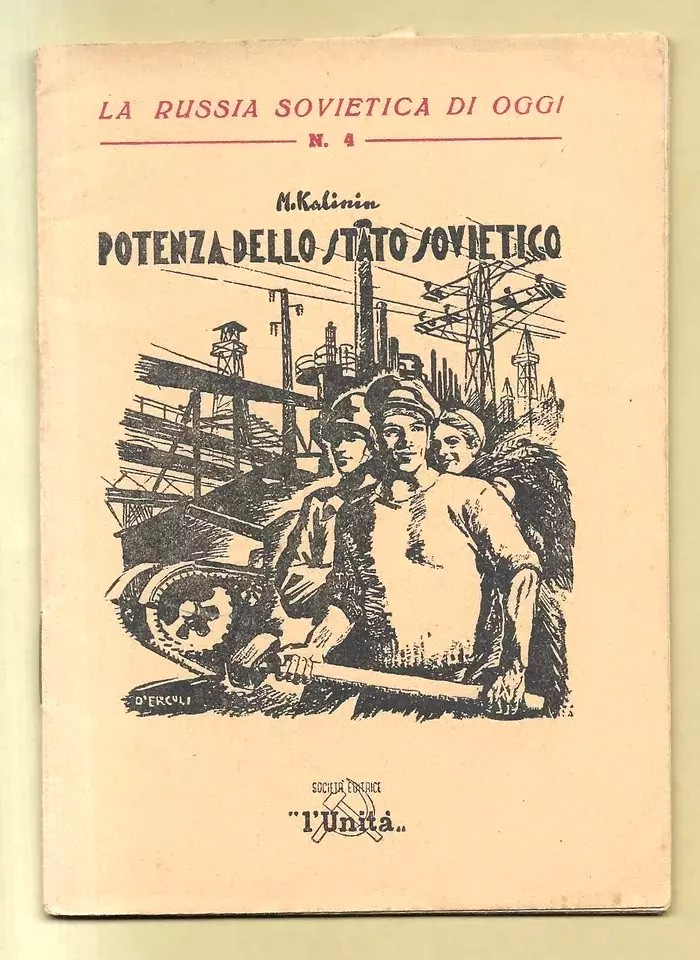 PROPAGANDA COMUNISTA 1946 Potenza dello Stato Sovietico - La Russia Sovietica