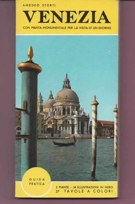 AMEDEO STORTI VENEZIA 1965 GUIDA PRATICA CON PIANTA MONUMENTALE PER VISITA 1 GIO