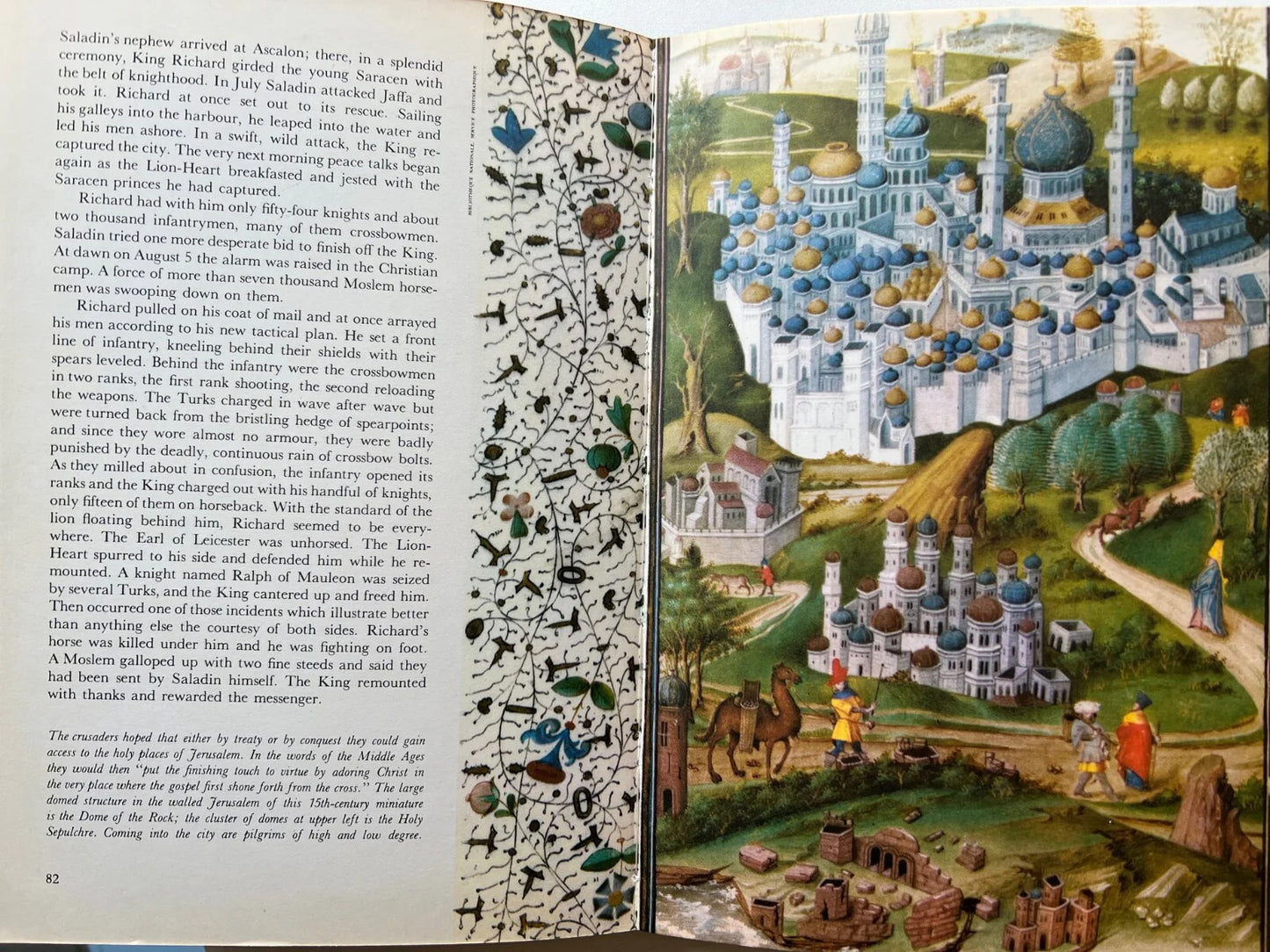 KNIGHTS OF THE CRUSADES CASSELL CARAVEL BOOK 1963 ILLUSTRATO CAVALIERI, CROCIATE