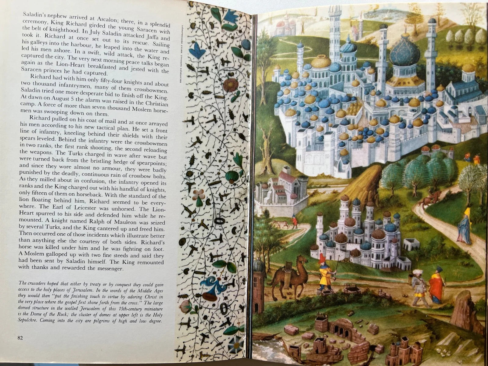 KNIGHTS OF THE CRUSADES CASSELL CARAVEL BOOK 1963 ILLUSTRATO CAVALIERI, CROCIATE