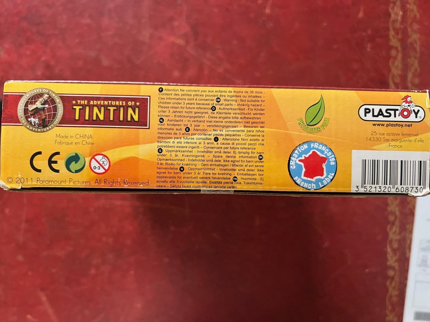 Le avventure di Tintin Set da collezione Plastoy 10 figure da collezione sealed