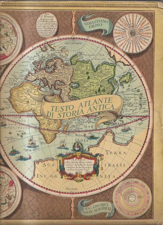 TESTO ATLANTE DI STORIA ANTICA SEBASTIANO CRINO' 1964 EDITRICE DANTE ALIGHIERI