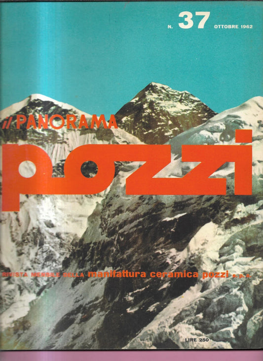 RIVISTA IL PANORAMA POZZI N. 37 OTTOBRE 1962 ALDO CARPI ARCHITETTURA DESIGN
