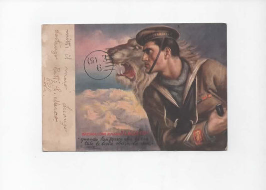 TAFURI, CLEMENTE (Illustratore) - Battaglione San Marco, PROPAGANDA di Guerra REGIA MARINA (1941). WWII