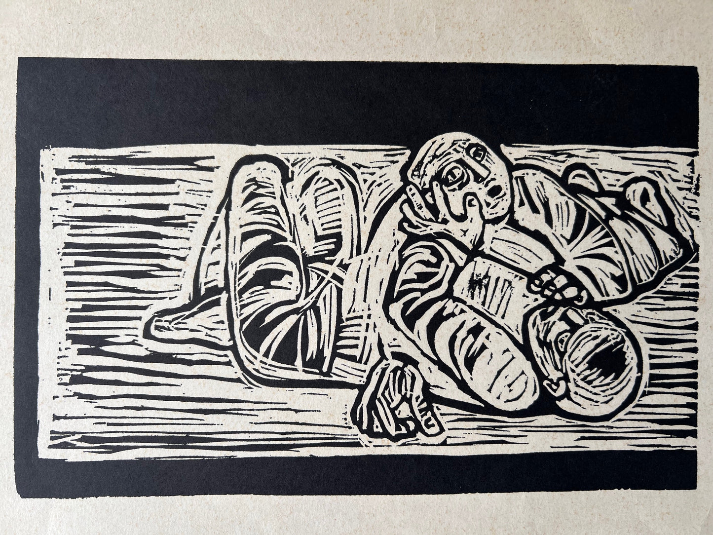 Art Diptych: Pair of Original Woodcuts (1920-1940) – Masterpieces of European Expressionist Graphic Art