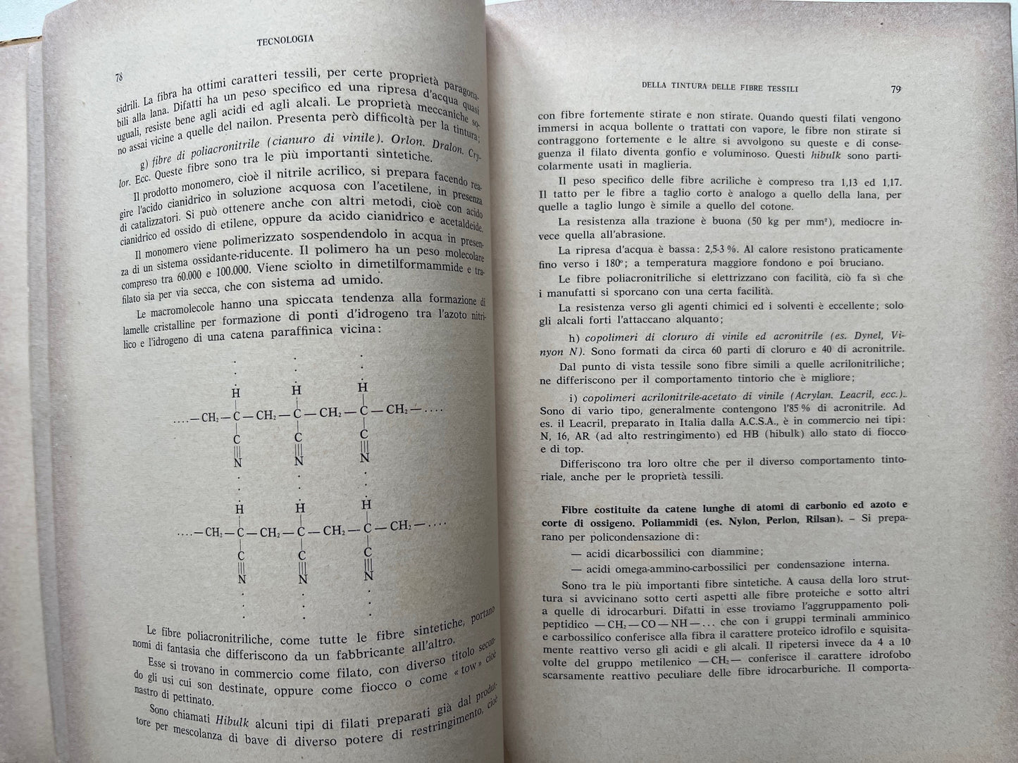 A. ALGERINO TECNOLOGIA DELLA TINTURA DELLE FIBRE TESSILI 2 VOLUMI ( COMPLETA ) 1964 E.L.S.A.