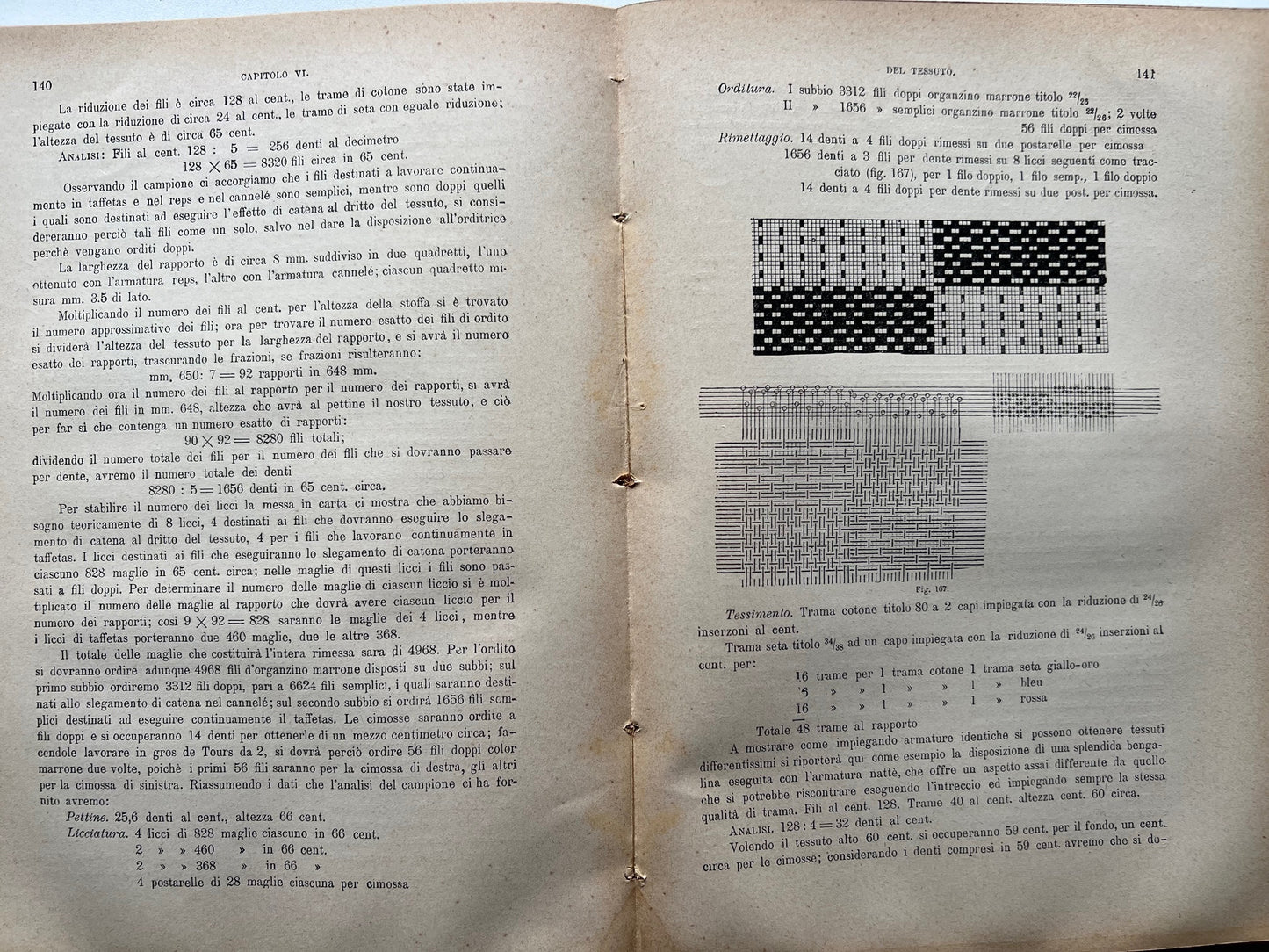 TESSITURA del Prof. G.M. BERLIAT  ILLUSTRATO DI 375 FIGURE VALLARDI EDITORE MILANO S/D