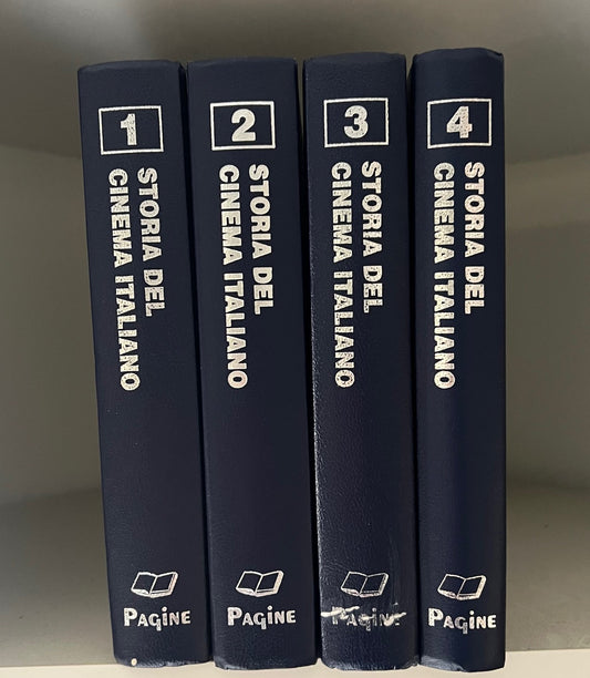 BRUNETTA Gian Piero Storia del Cinema Italiano 4 vol. ( completa ) 2002 Editrice Pagine