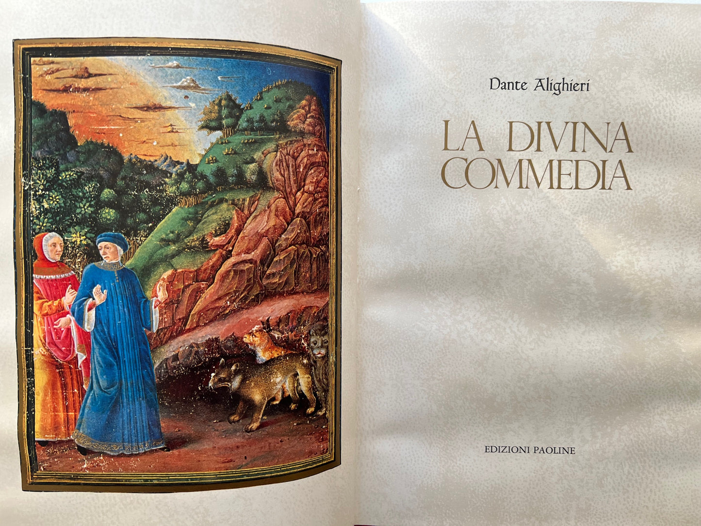 La Divina Commedia di Dante Alighieri – Edizioni Paoline (1982) – Riproduzione dal Manoscritto Urbinate Latino 365