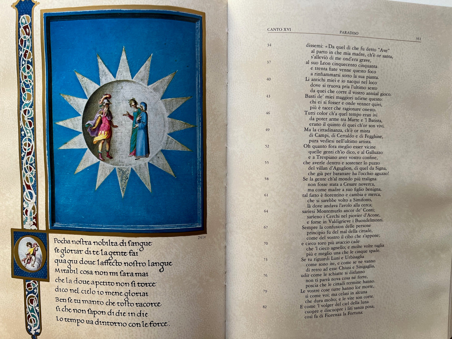 La Divina Commedia di Dante Alighieri – Edizioni Paoline (1982) – Riproduzione dal Manoscritto Urbinate Latino 365