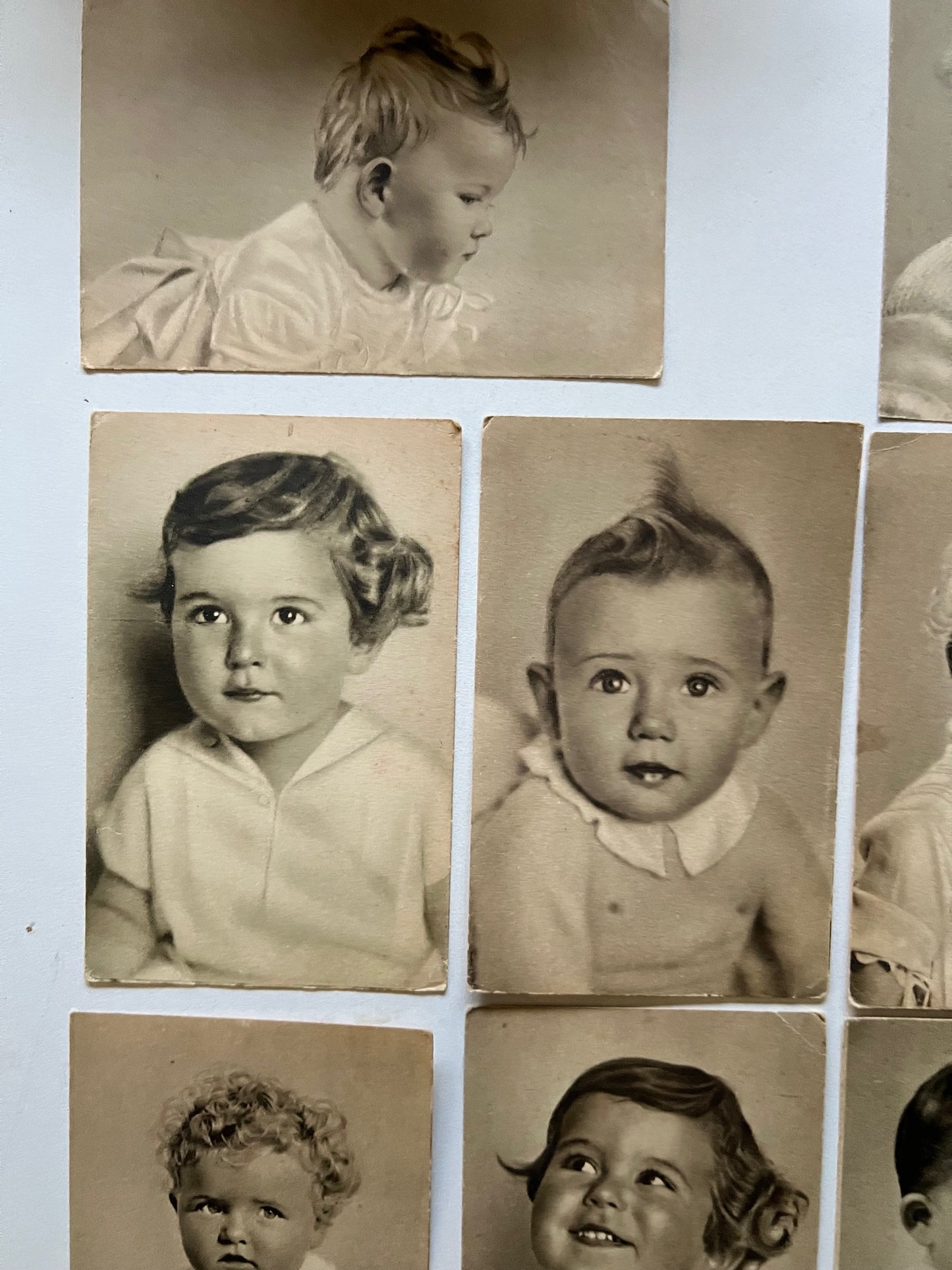 LOTTO 14 Cartoline Foto d'Epoca - Serie Bimbi Ballerini & Fratini Firenze - (1943) serie 8011