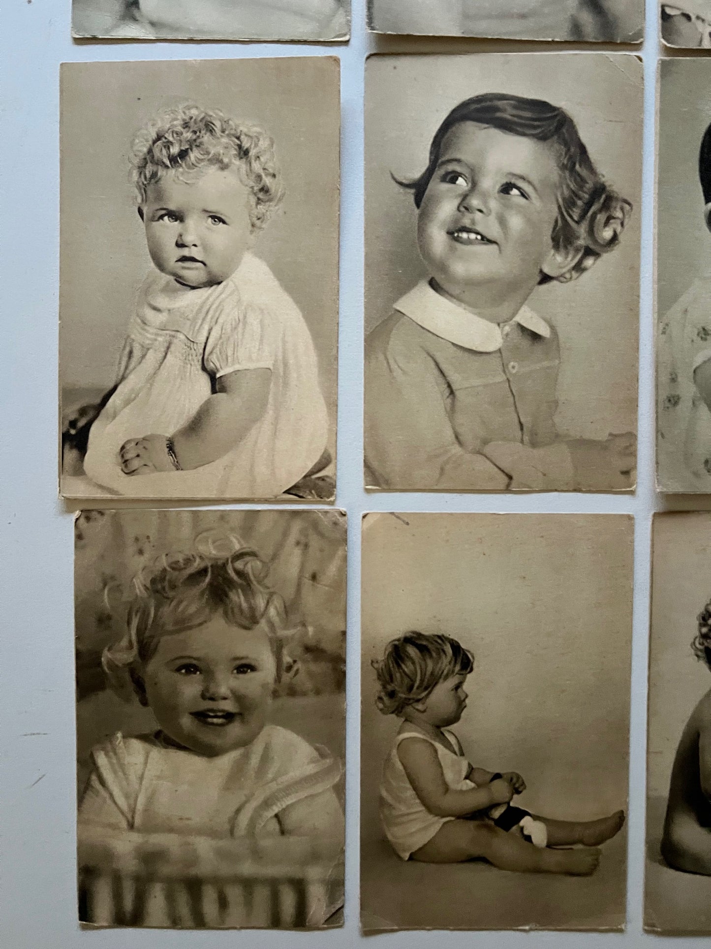 LOTTO 14 Cartoline Foto d'Epoca - Serie Bimbi Ballerini & Fratini Firenze - (1943) serie 8011