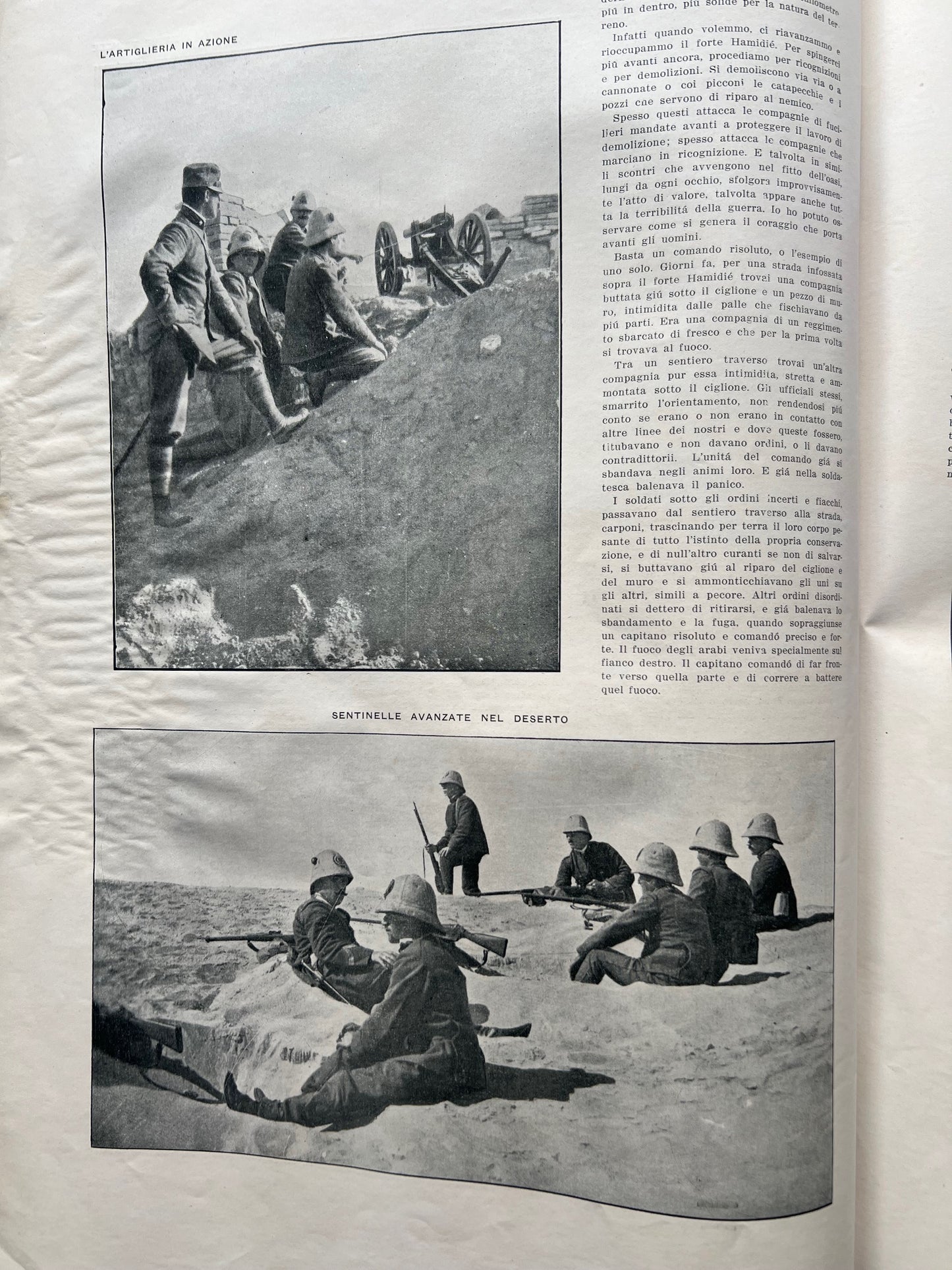 1912 Guerra di Libia - Rivista storica "La Tripolitania" Ilustrato - Documento originale raro con 1 carta sciolta