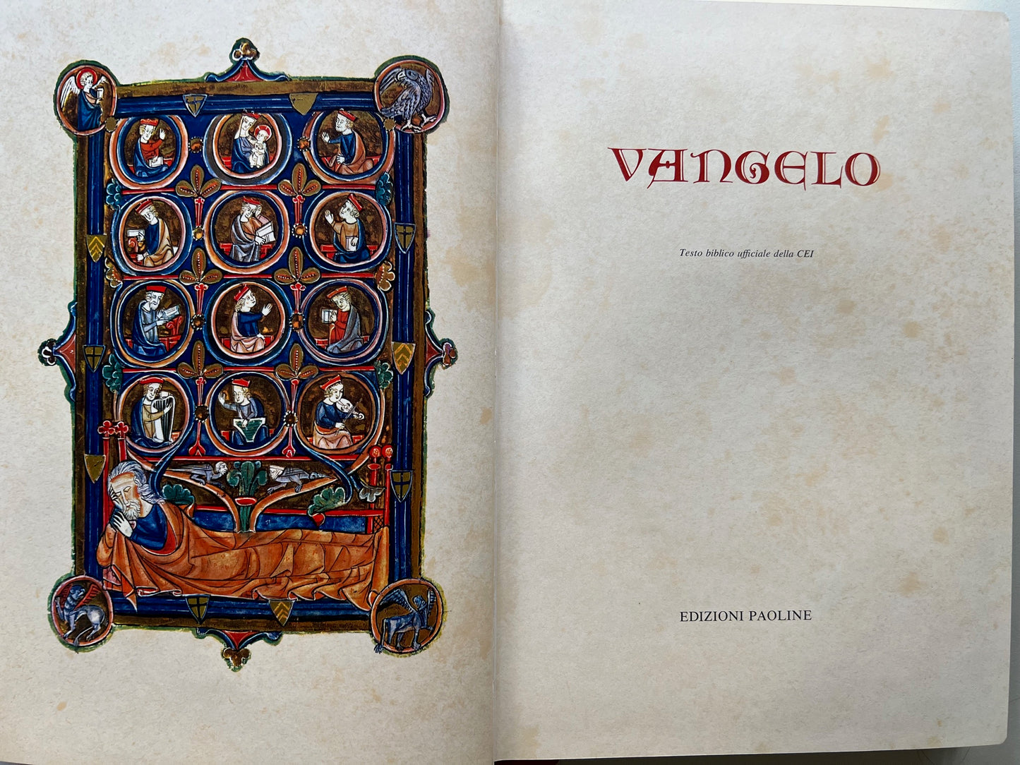 Il Vangelo d'Arte dei Miniaturisti Medievali – Edizioni Paoline (1983) – Cofanetto e Tavole incluse