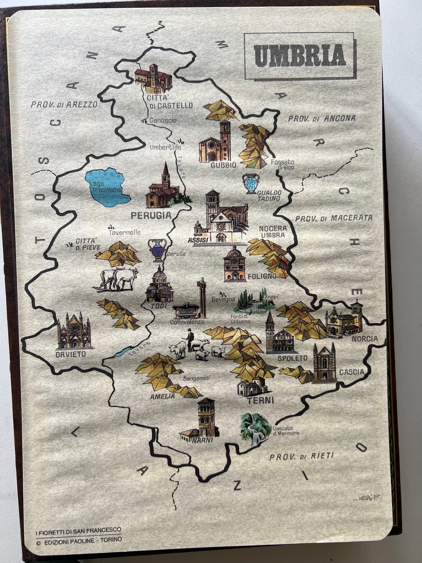I Fioretti di San Francesco - Ed. Paoline 1982 - Messale della Rovere - Cofanetto