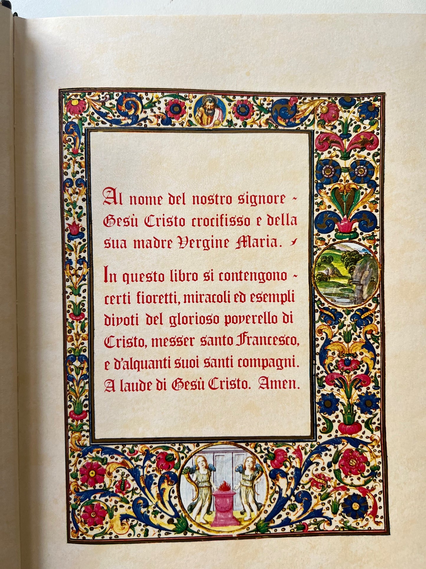 I Fioretti di San Francesco - Ed. Paoline 1982 - Messale della Rovere - Cofanetto