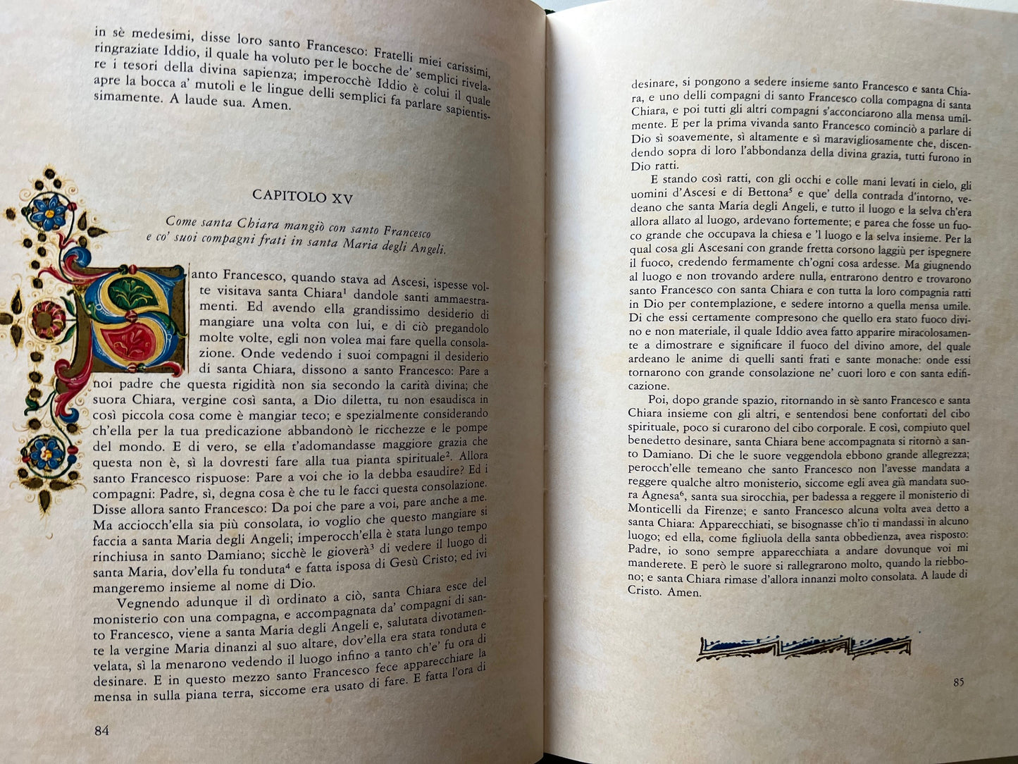 I Fioretti di San Francesco - Ed. Paoline 1982 - Messale della Rovere - Cofanetto