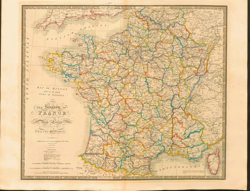 James Wyld – A New General Atlas of Modern Geography – Complete Atlas with 68 Hand-Coloured Maps – London, Mid-19th Century
