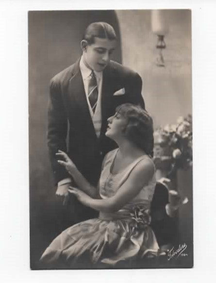 Cinema - Maria Jacobini e Lido Manetti - Addio giovinezza! (1918) - Fotocelere 1084 - Rara