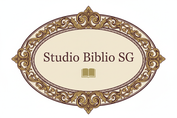 Logo Studio Biblio SG ovale