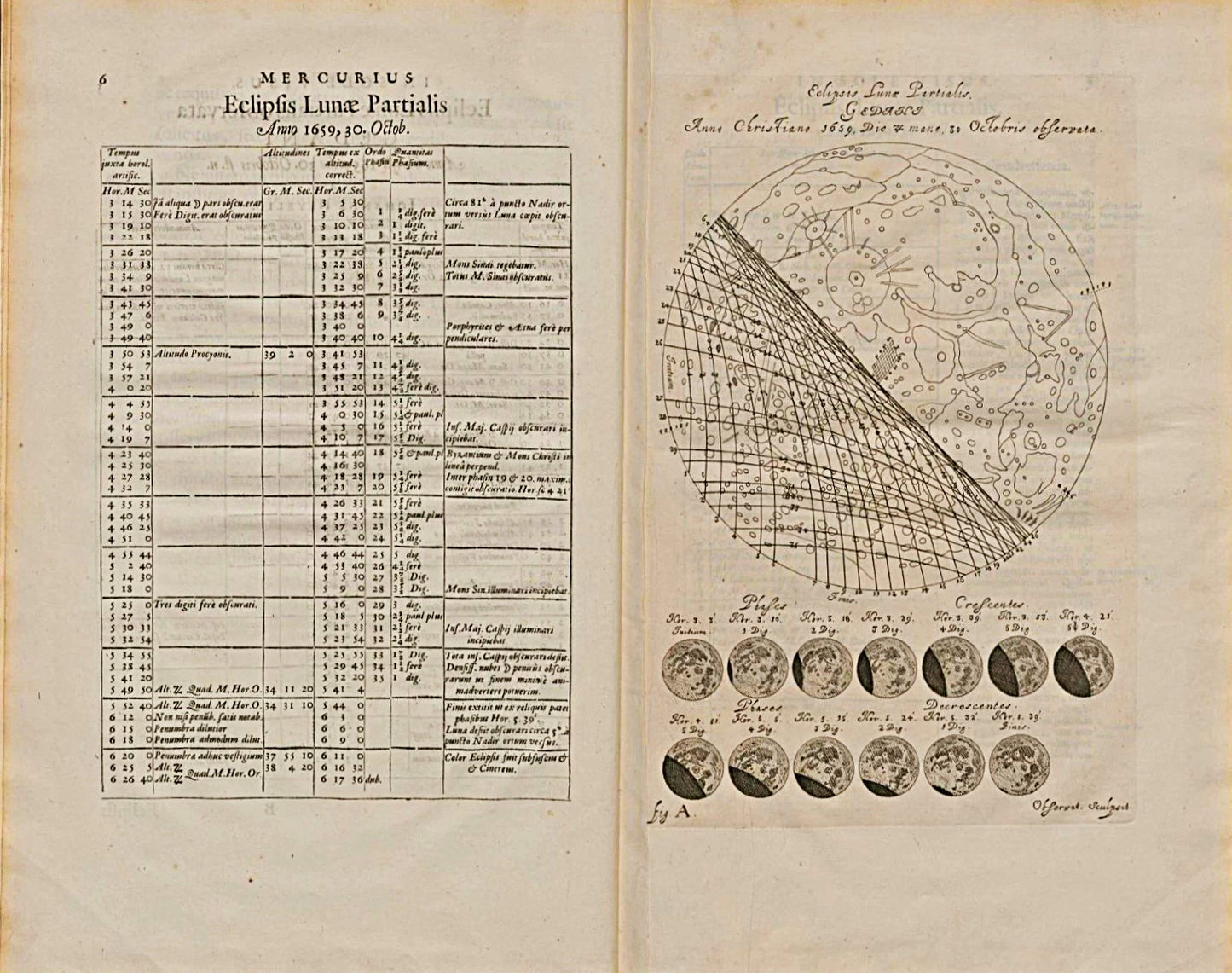 HEVELIUS, Johannes. Mercurius in sole visus Gedani, anno christiano MDCLXI... [With Horrocks's Venus in sole pariter visa, 1639]. Danzig: Simon Reiniger for the author, 1662. First Edition.