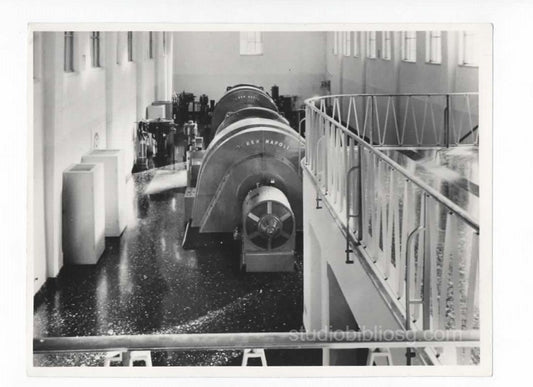Fotografia industriale originale – anni ’50 - Centrale idroelettrica di Ponte Gardena