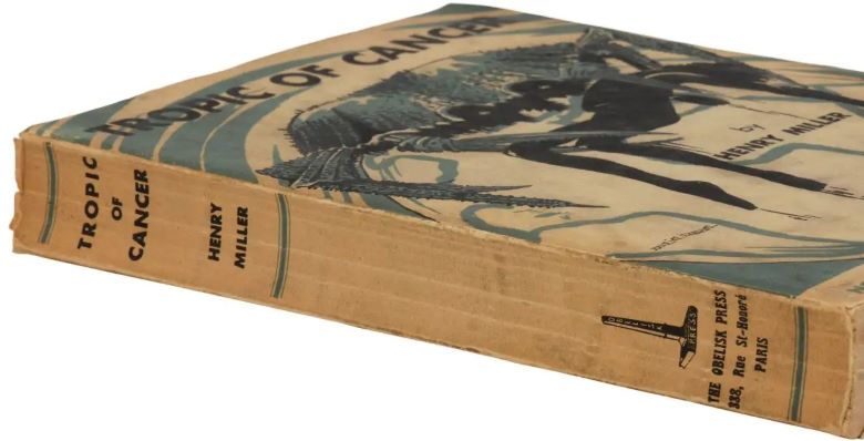 MILLER, Henry. Tropic of Cancer. Preface by Anaïs Nin. Paris: The Obelisk Press, 1934. True First Edition, First Printing.